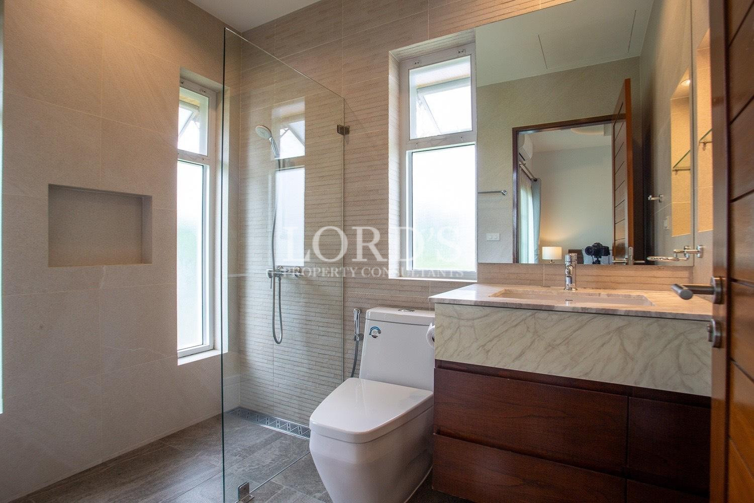 Bathroom with toilet and sink