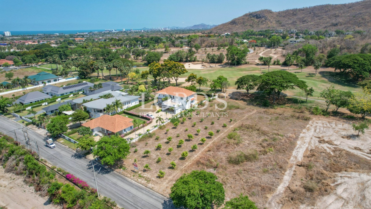 Orchard and residential area overview