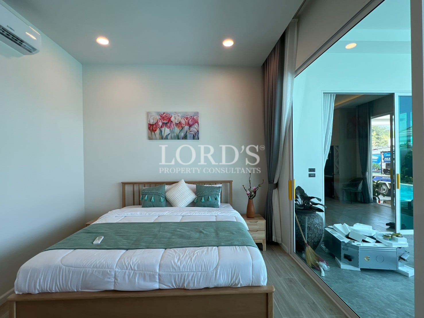 Bedroom with bed and natural light