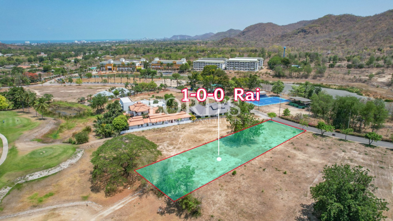 2000 sqm Fairway Frontage Plot at Palm Hills Golf Course for sale - Cha-Am, Thailand