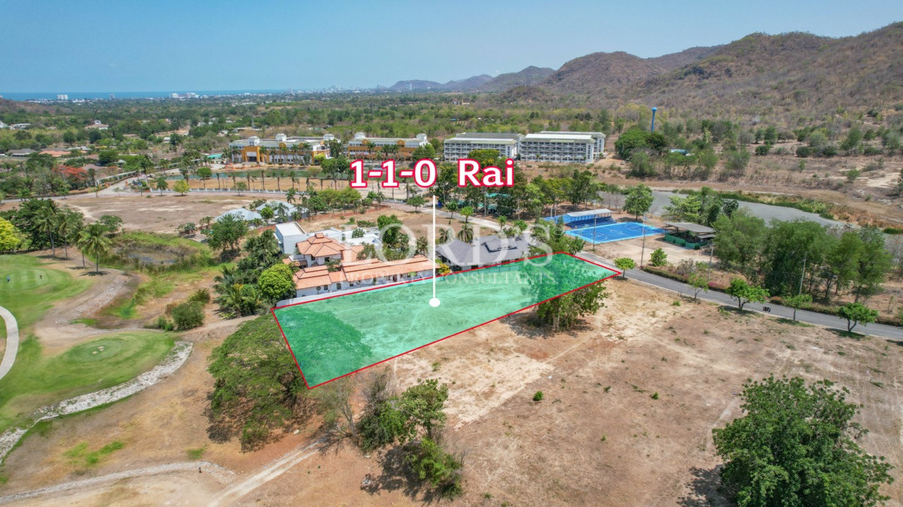 2000 sqm Fairway Frontage Plot at Palm Hills Golf Course for sale - Cha-Am, Thailand