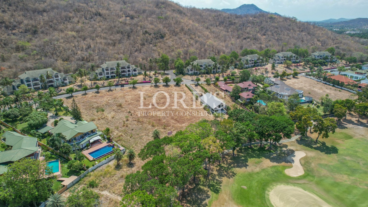 Elevated view of mountain-side property