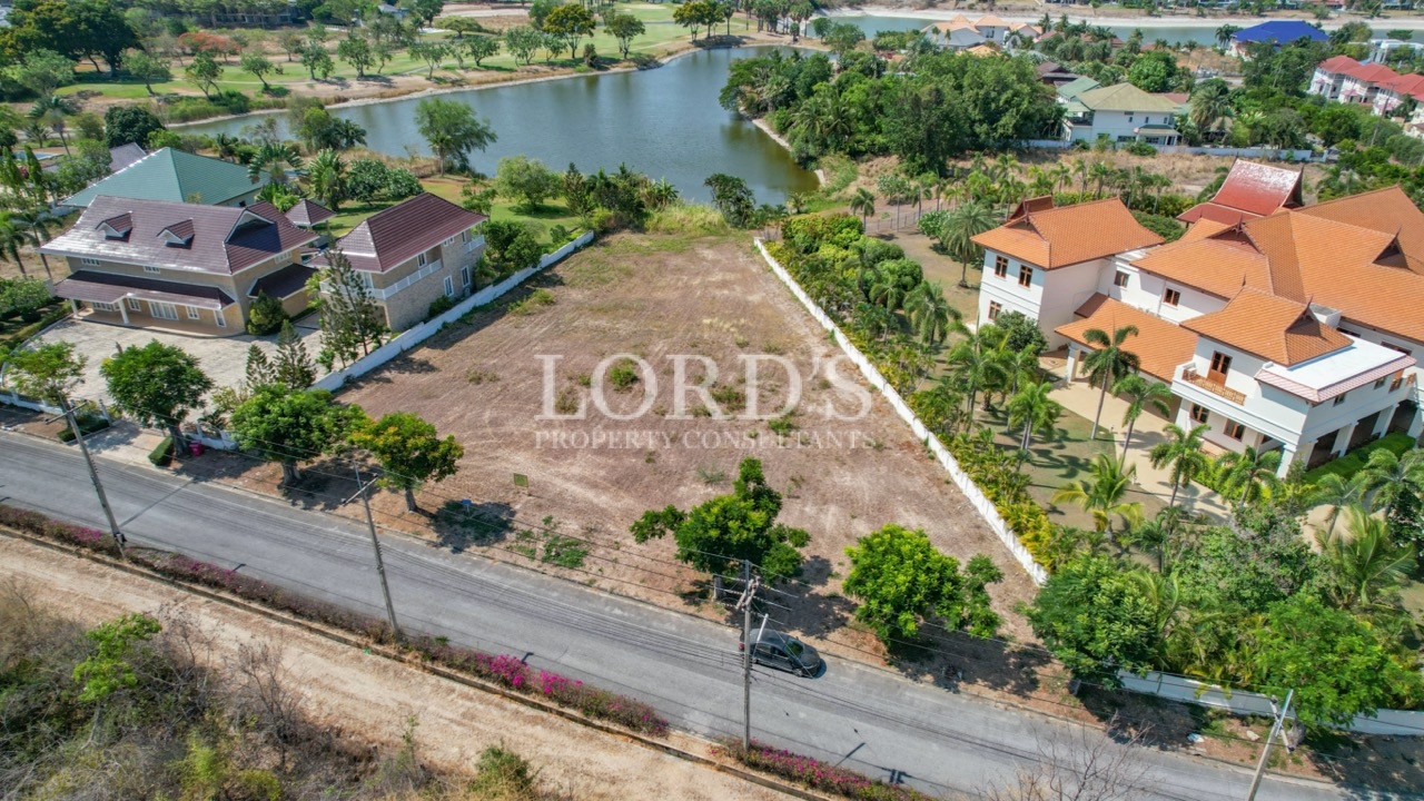 Cleared land near water