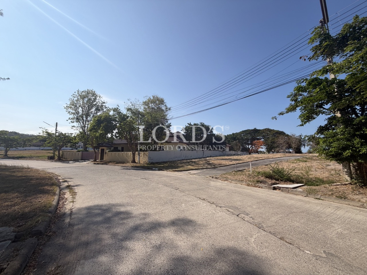 Vacant land at road intersection