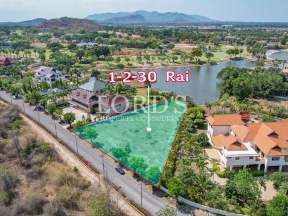 Highlighted land parcel 1-2-30 Rai