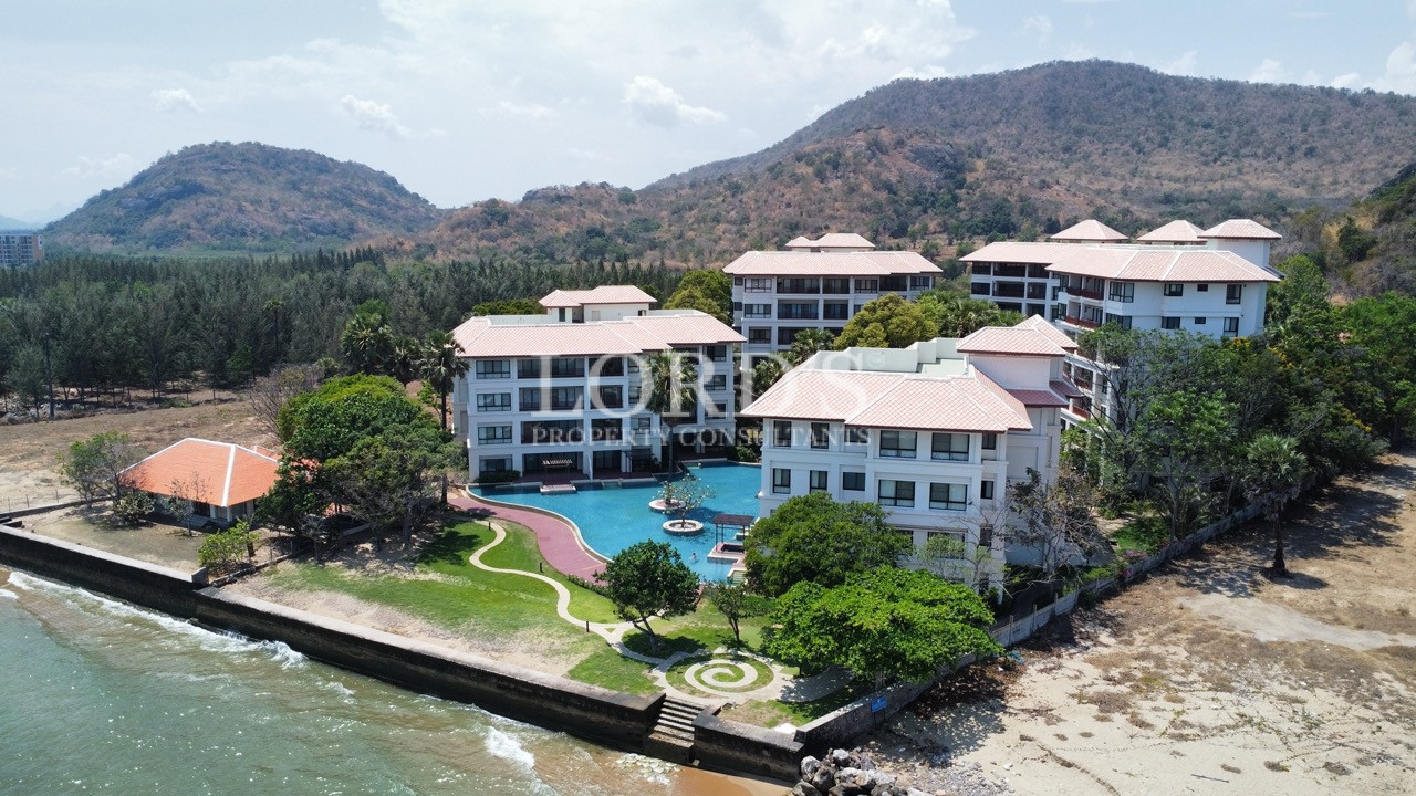 Aerial view of resort-style condominium