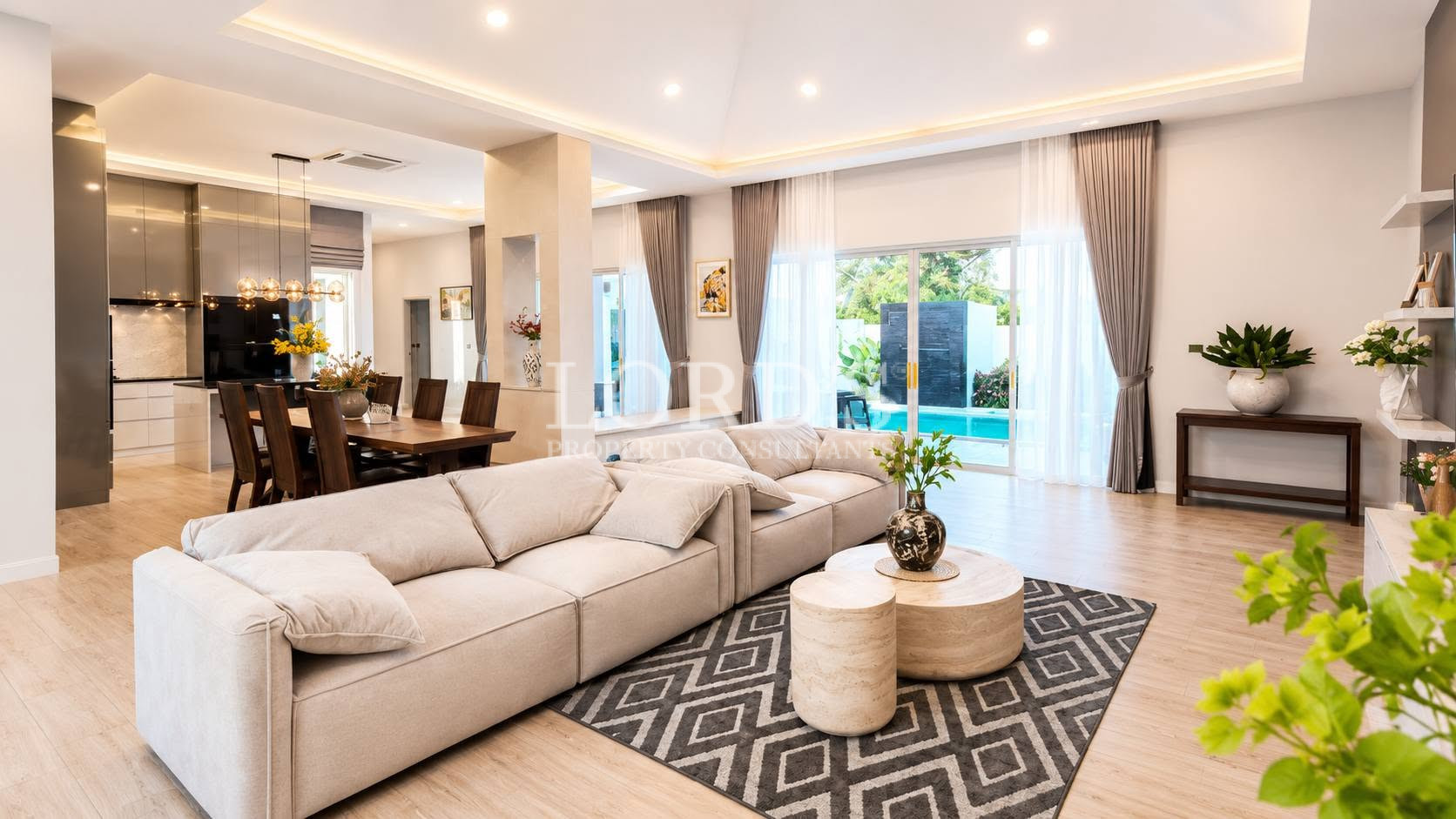 Move-in-ready!!! Luxury 3 Bedroom Pool villa in sought-after development Soi 88 for sale - Hua Hin - photo 4