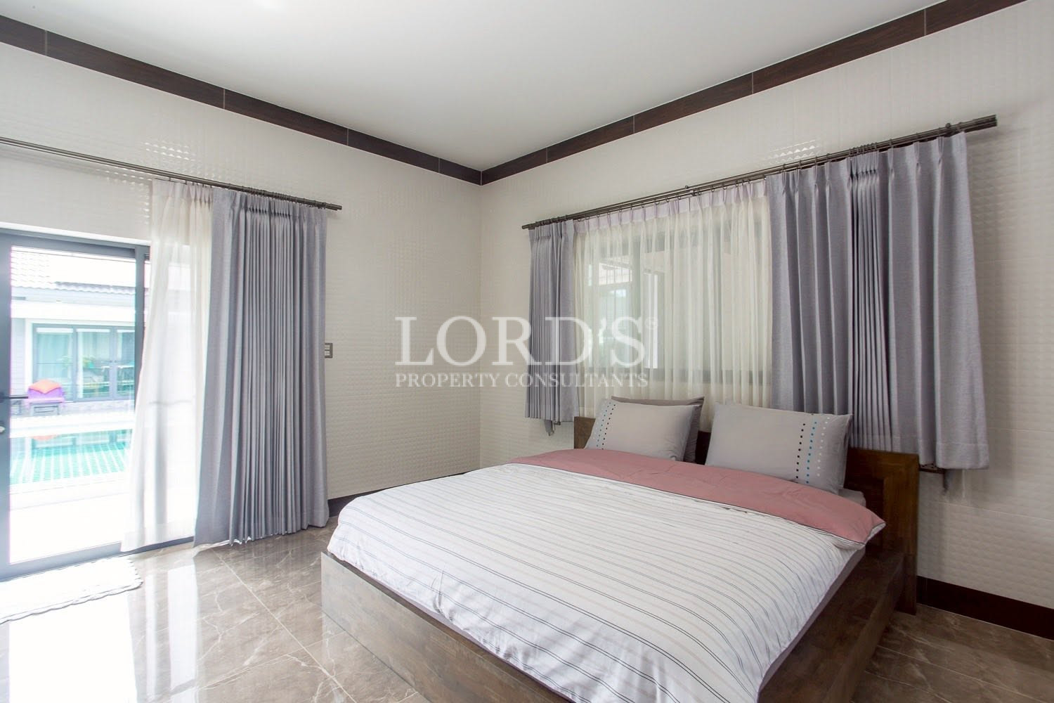 Minimalist bedroom with neutral decor