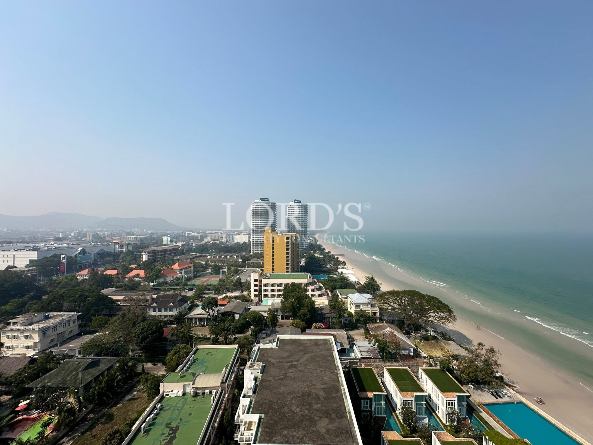Panoramic mountain and city view from an elevated residential property