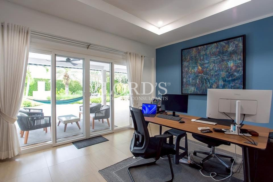 Dining room with sliding glass doors