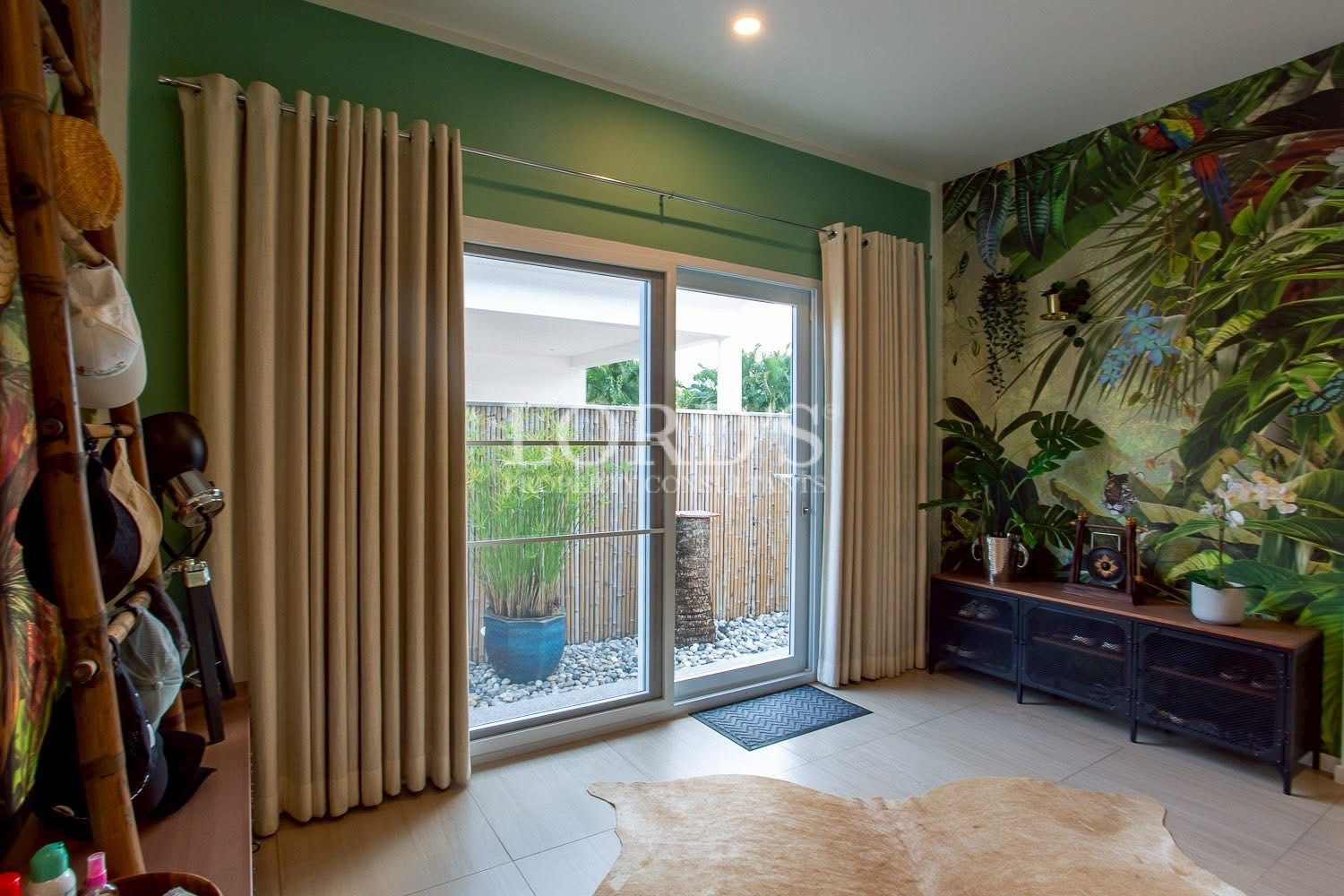 Bedroom with garden access
