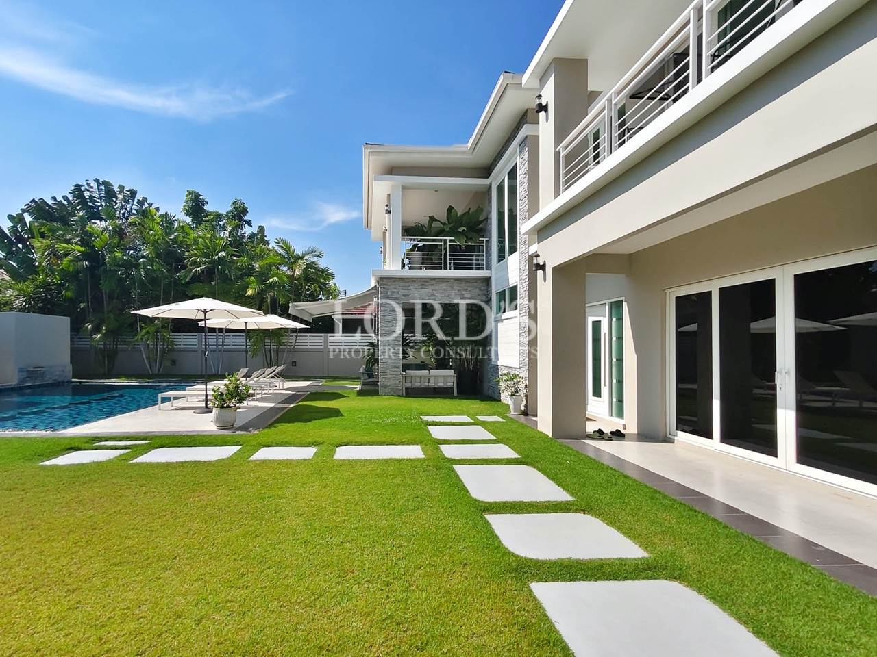Premium modern home entrance with elegant exterior design