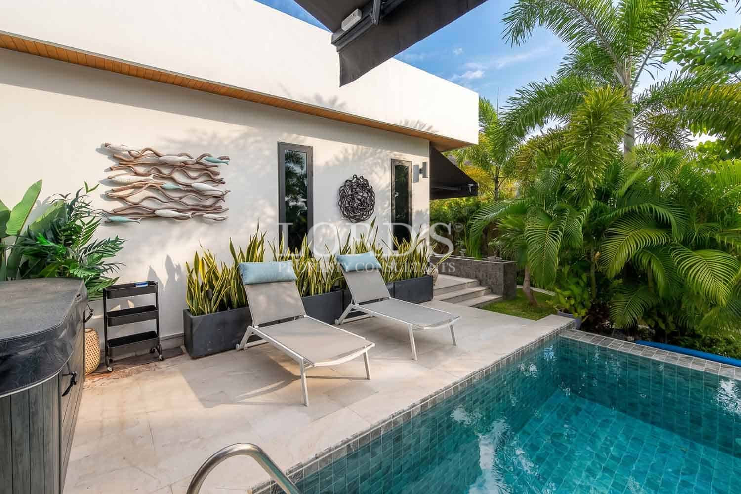 Luxury Balinese-style 3 Bedroom Pool villa at Hillside Hamlet Homes 7 for sale - Hin Lek Fai - photo 9